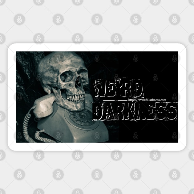Phone Calls From Beyond (Horizontal Design) Sticker by Weird Darkness